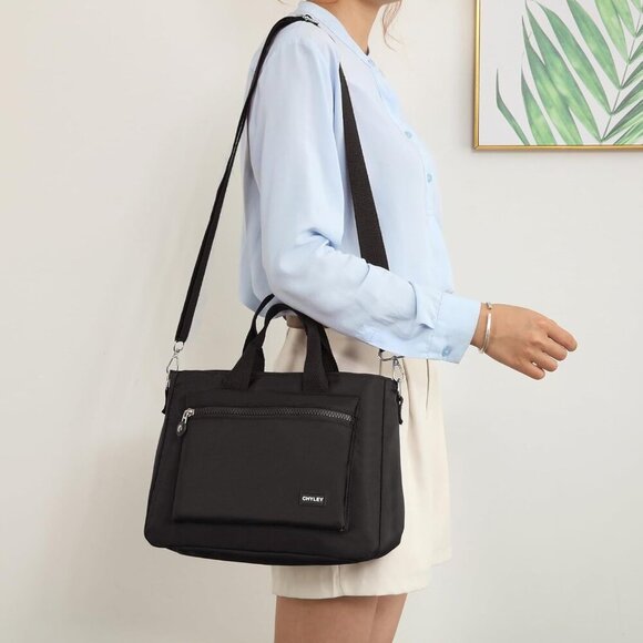 Women Canvas Tote Bag Small Crossbody Shoulder Purse Work Travel - Picture 7 of 7